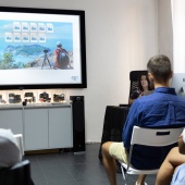FPschool Open Day 2019, Chiara Panariti, docente di Photoshop, ha tenuto una lezione incentrata sul recupero delle immagini scattate durante le vacanze. © Gianfranco Ferraro/FPschool.